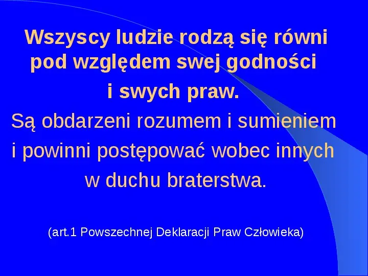 Prawa człowieka w Polsce - Slide 3