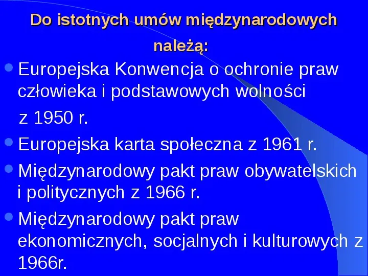 Prawa człowieka w Polsce - Slide 4