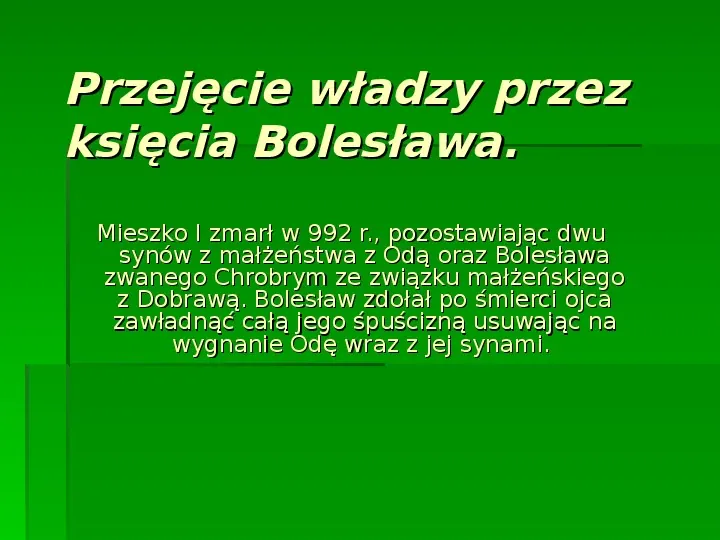 Bolesław Chrobry - Slide 2