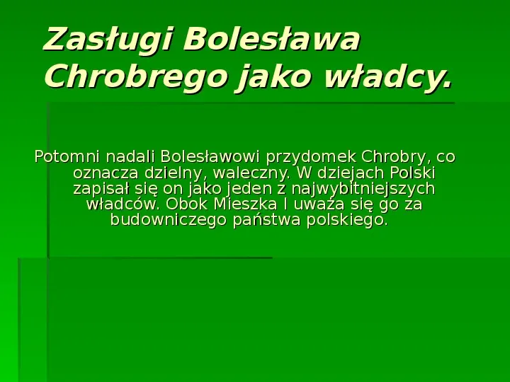 Bolesław Chrobry - Slide 9