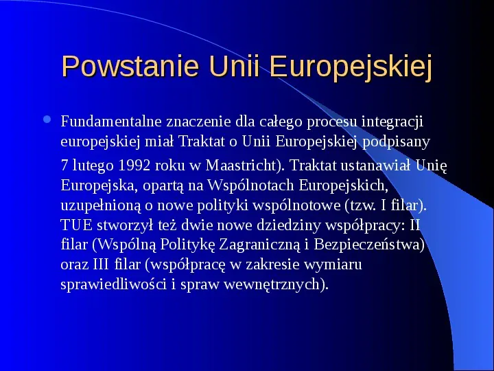 Historia integracji europejskiej - Slide 11