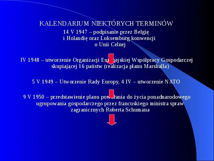 Historia integracji europejskiej - Slide 14