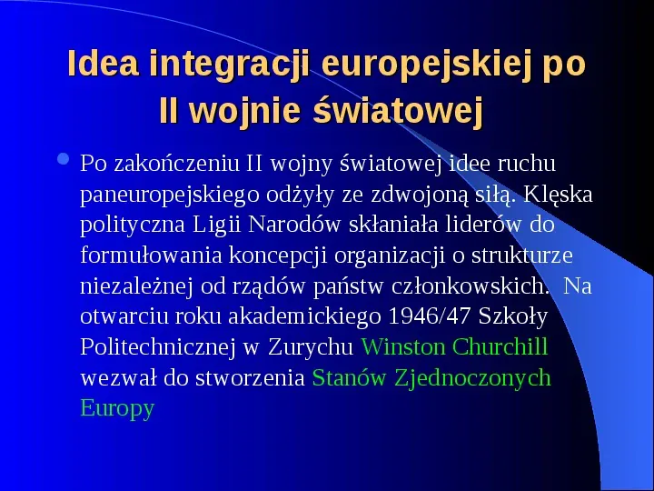 Historia integracji europejskiej - Slide 2