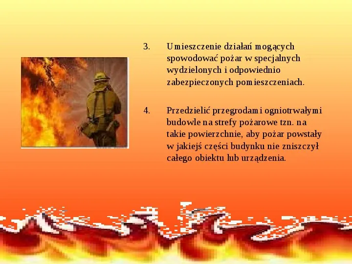Obrona bierna i czynna przed pożarami - Slide 11