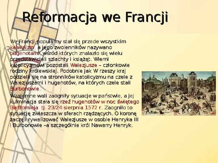 Reformacja i kontrreformacja w Europie - Slide 12