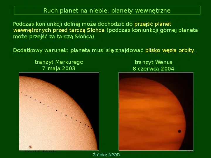 Astronomia obserwacyjna - Slide 12