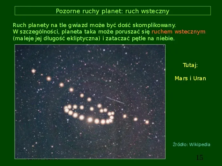 Astronomia obserwacyjna - Slide 15
