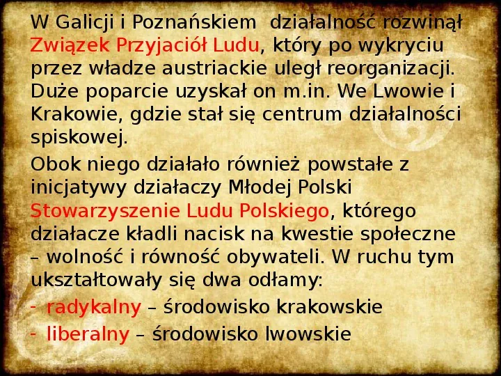 Ruch spiskowy na ziemiach polskich w latach 30 i 40 XIX wieku. Powstanie krakowskie. Rabacja galicyjska - Slide 3