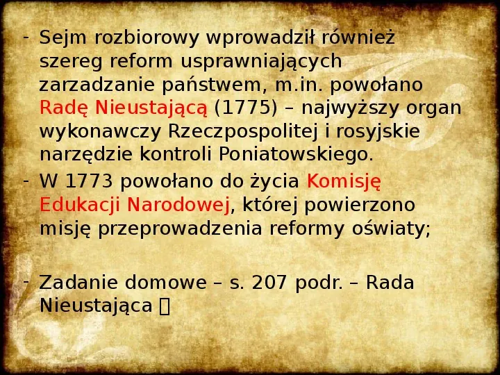 Rzeczpospolita pod pantoflem Rosji (XVIII wiek) - Slide 13