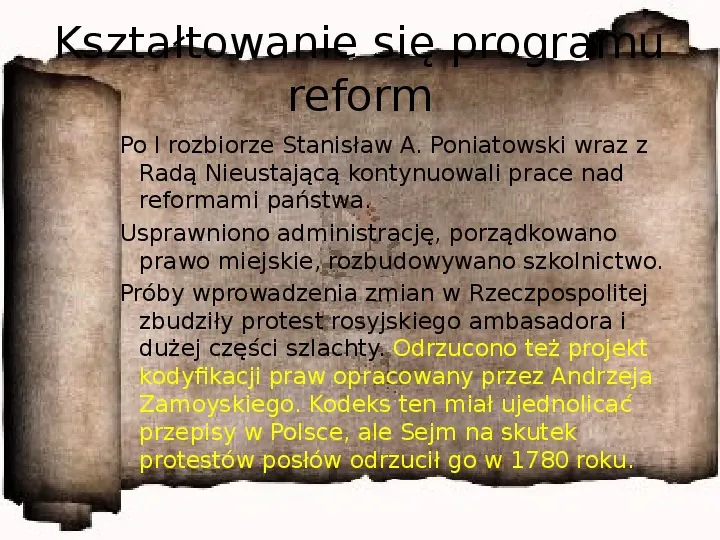 Rzeczpospolita w dobie Sejmu Wielkiego - Slide 2