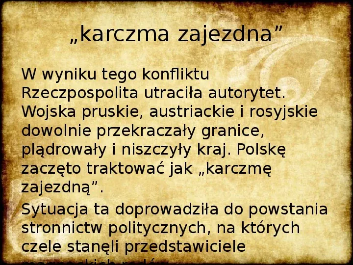 Rzeczpospolita w dobie unii polsko – saskiej - Slide 14