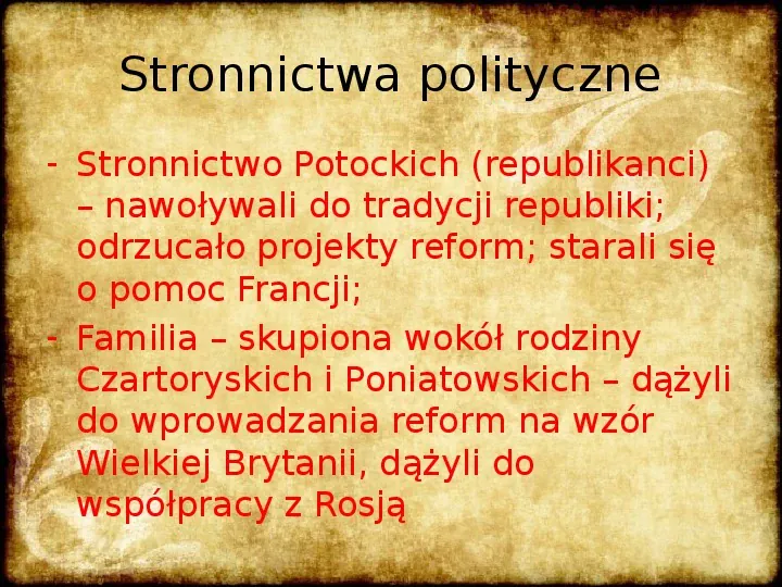 Rzeczpospolita w dobie unii polsko – saskiej - Slide 15