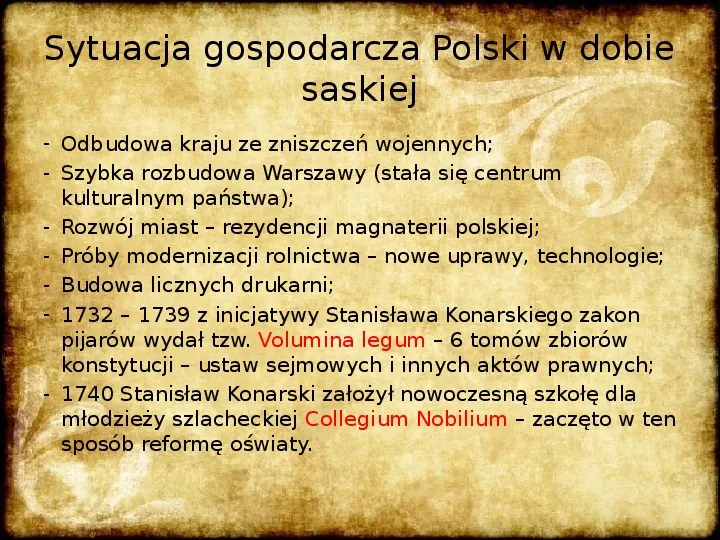 Rzeczpospolita w dobie unii polsko – saskiej - Slide 17