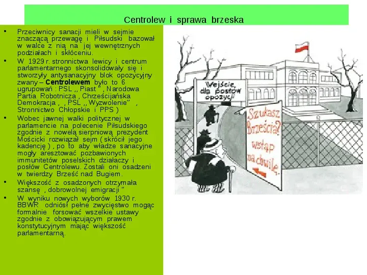 Rządy sanacji 1926-1939 - Slide 13