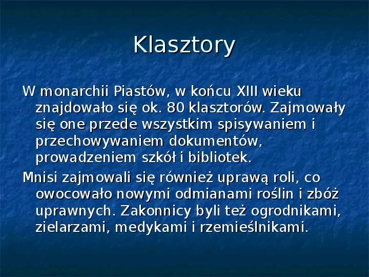 Społeczeństwo i gospodarka w Polsce dzielnicowej - Slide 18