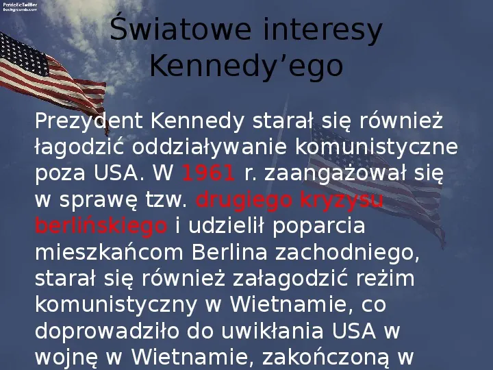 Stany Zjednoczone i kontynent amerykański po II wojnie - Slide 11