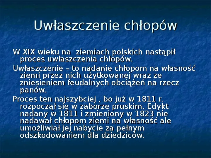 Sytuacja gospodarcza ziem polskich pod zaborami - Slide 2
