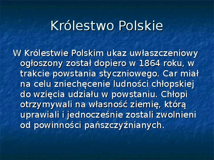 Sytuacja gospodarcza ziem polskich pod zaborami - Slide 4