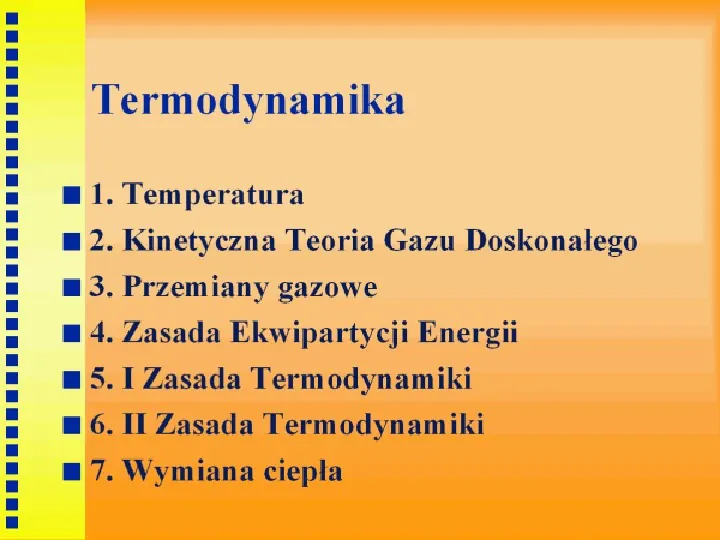 Termodynamika - Slide 1