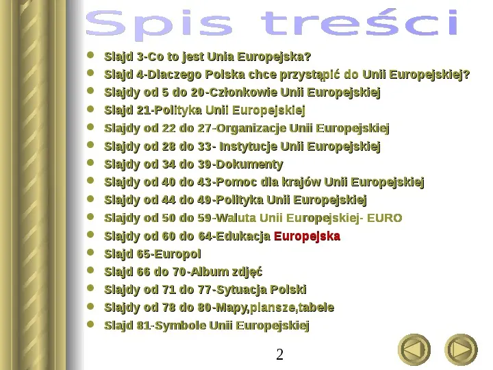 Unia Europejska - Slide 2
