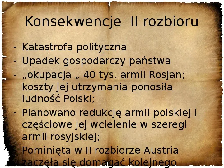 Prezentacja Upadek Rzeczpospolitej Ii I Iii Rozbiór Polski Świat Prezentacji 7290