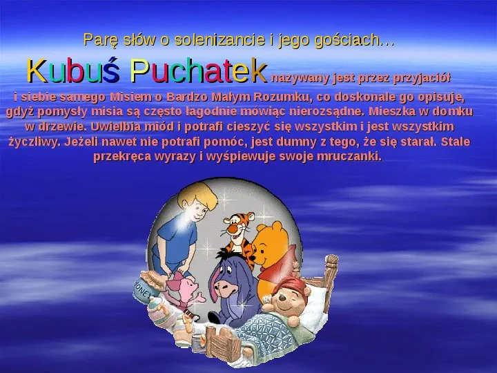 Urodziny Kubusia Puchatka - Slide 12
