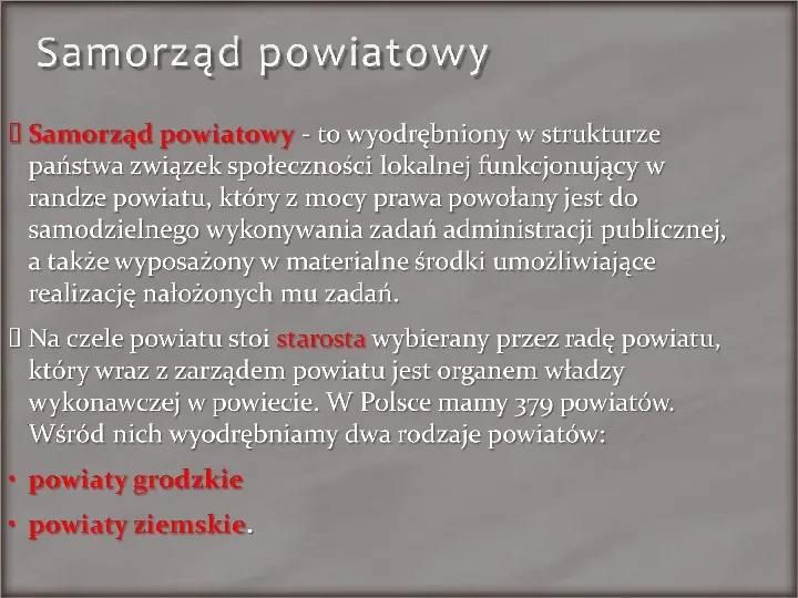 Ustrój terytorialny Polski - Slide 11
