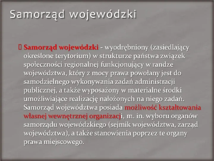 Ustrój terytorialny Polski - Slide 14