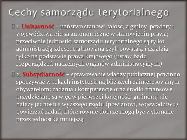Ustrój terytorialny Polski - Slide 4