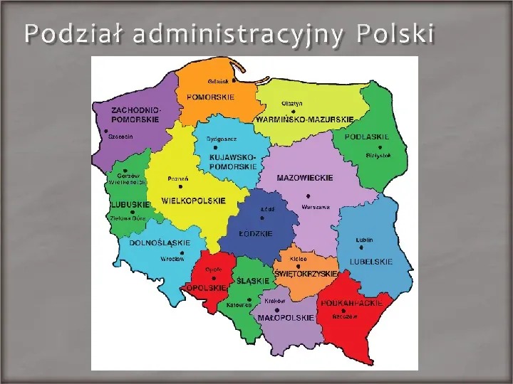 Ustrój terytorialny Polski - Slide 8