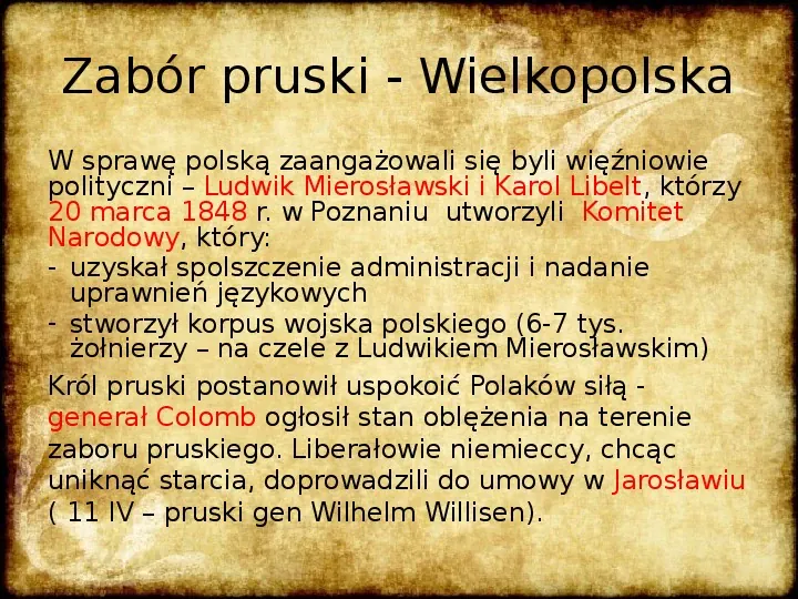 Wiosna Ludów na ziemiach polskich - Slide 3