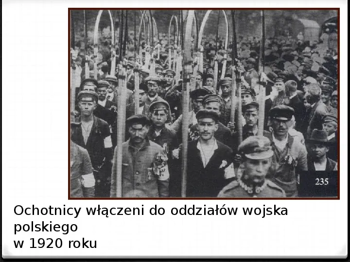 Wojna polsko - bolszewicka - Slide 22