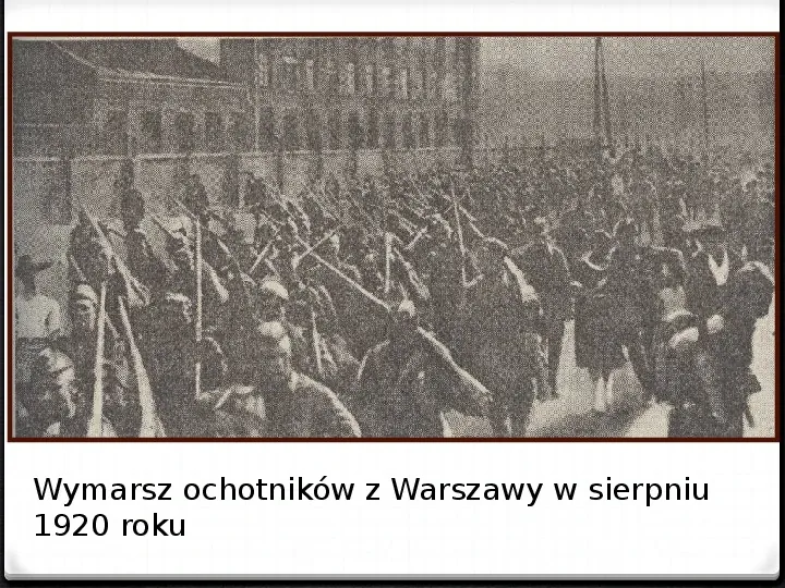 Wojna polsko - bolszewicka - Slide 23