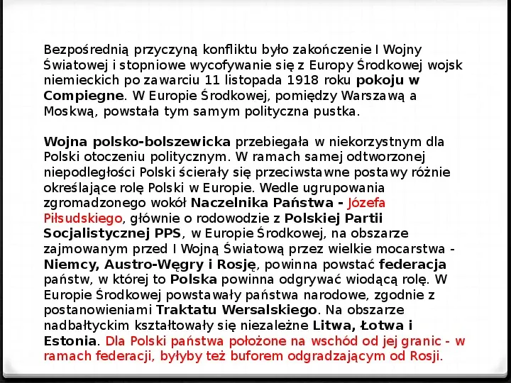 Wojna polsko - bolszewicka - Slide 3