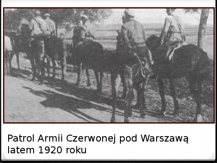 Wojna polsko - bolszewicka - Slide 31