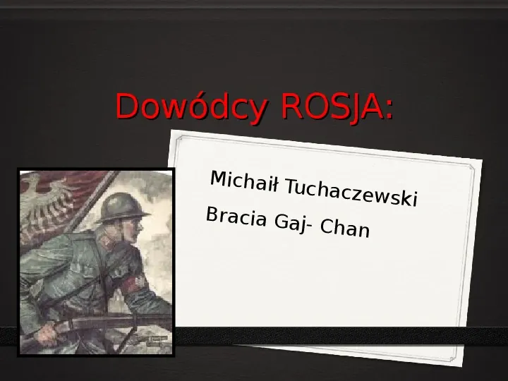 Wojna polsko - bolszewicka - Slide 42