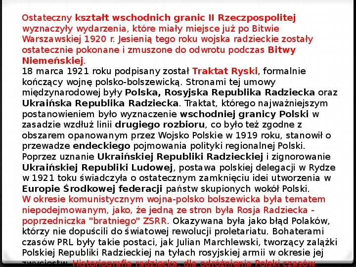 Wojna polsko - bolszewicka - Slide 46