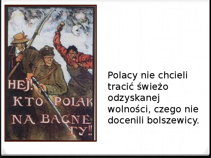 Wojna polsko - bolszewicka - Slide 8
