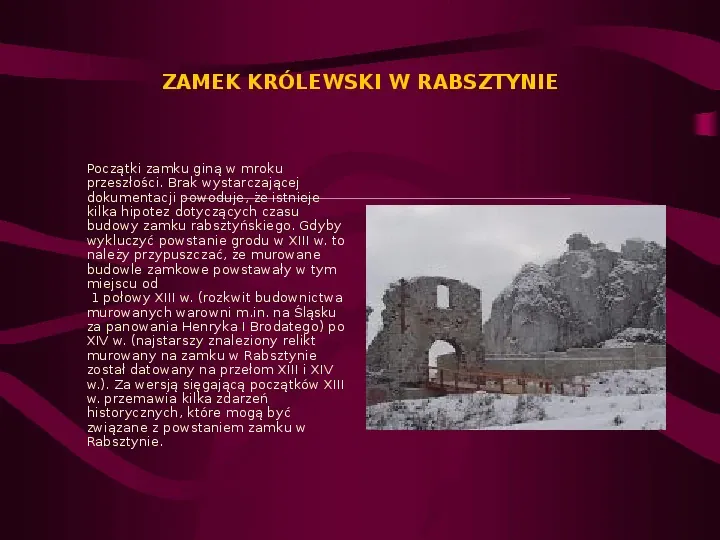 Zamki Jury Krakowsko Częstochowskiej - Slide 3