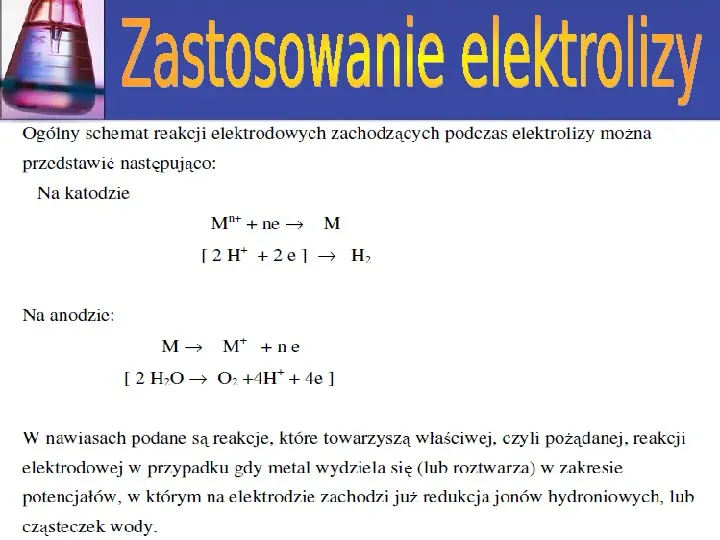 Zastosowanie elektrolizy - Slide 5