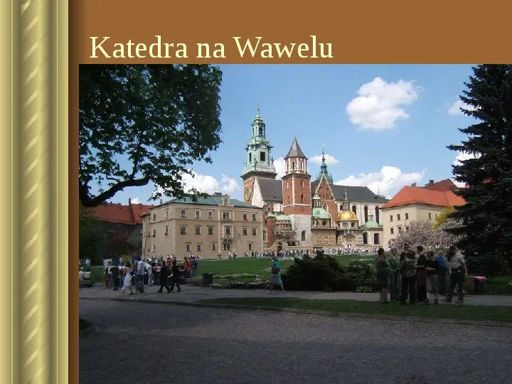 Zwiedzamy Kraków Kraków to dawna stolica Polski - Slide 20