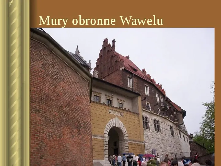 Zwiedzamy Kraków Kraków to dawna stolica Polski - Slide 23