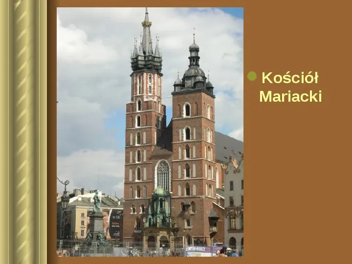 Zwiedzamy Kraków Kraków to dawna stolica Polski - Slide 6
