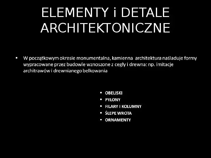 Architektura starożytnego Egiptu - Slide 4