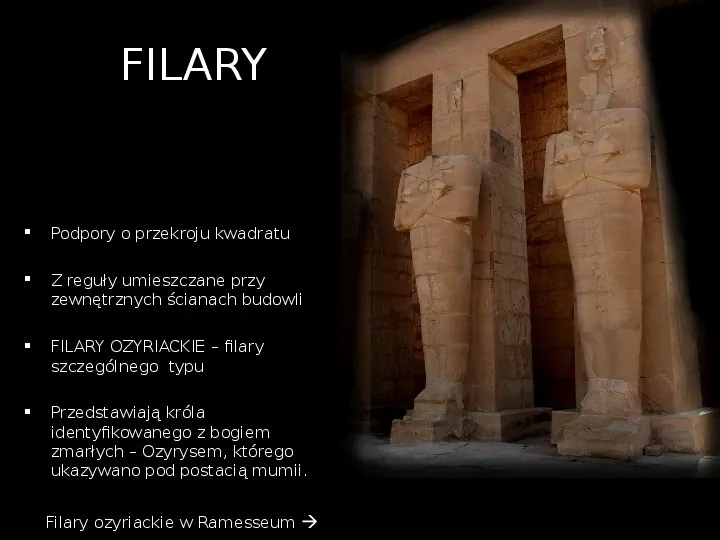 Architektura starożytnego Egiptu - Slide 7
