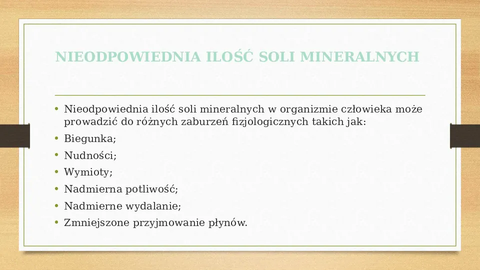 Sole mineralne - Slide 10