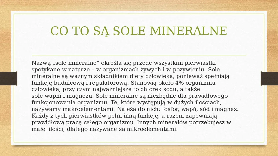 Sole mineralne - Slide 2