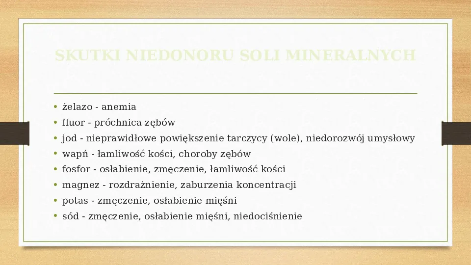 Sole mineralne - Slide 9