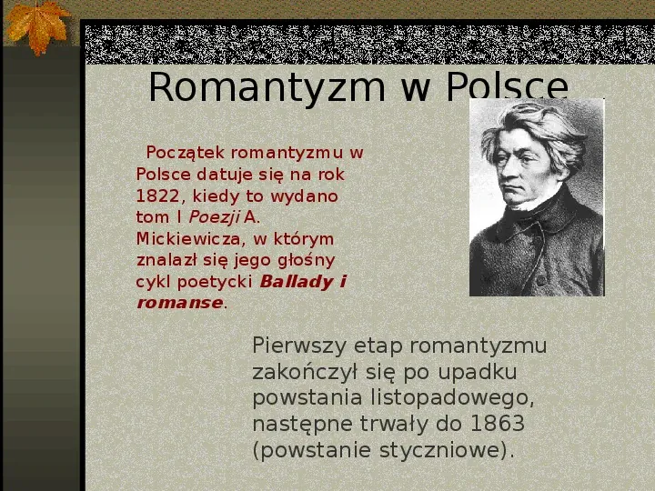 Romantyzm i pozytywizm - Slide 4