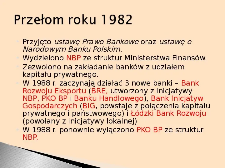 Bankowość w dobie „rewolucji finansowej” - Slide 31